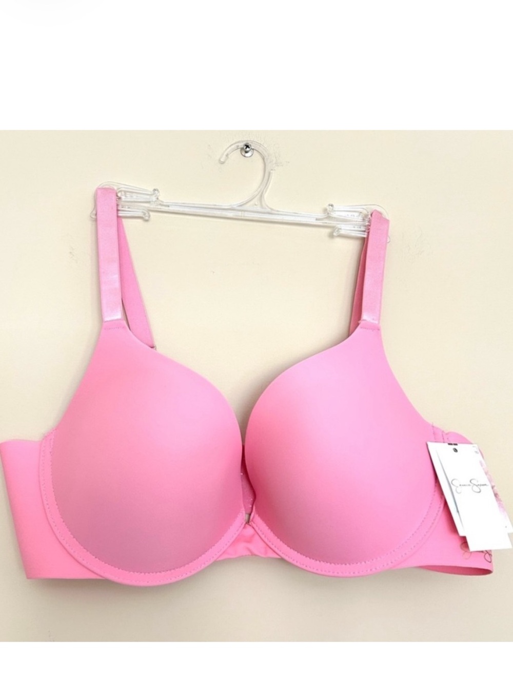 NWT Jessica Simpson Vibrant Baby Pink Color Bra 40C